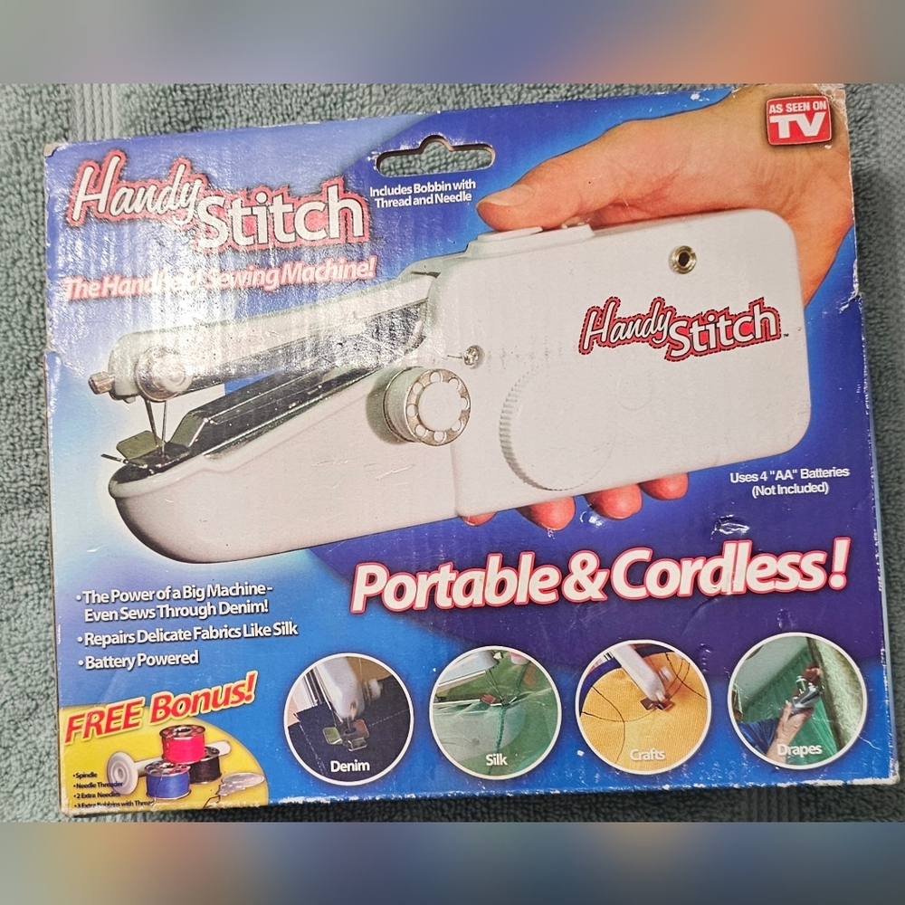Handy Stitch Portable Cordless Sewing Machine